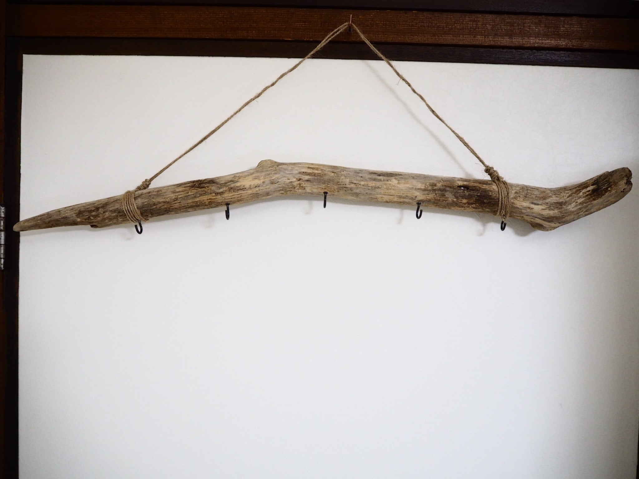 壁かけ 5連フック 流木 インテリア 流木創作部 Ryugi