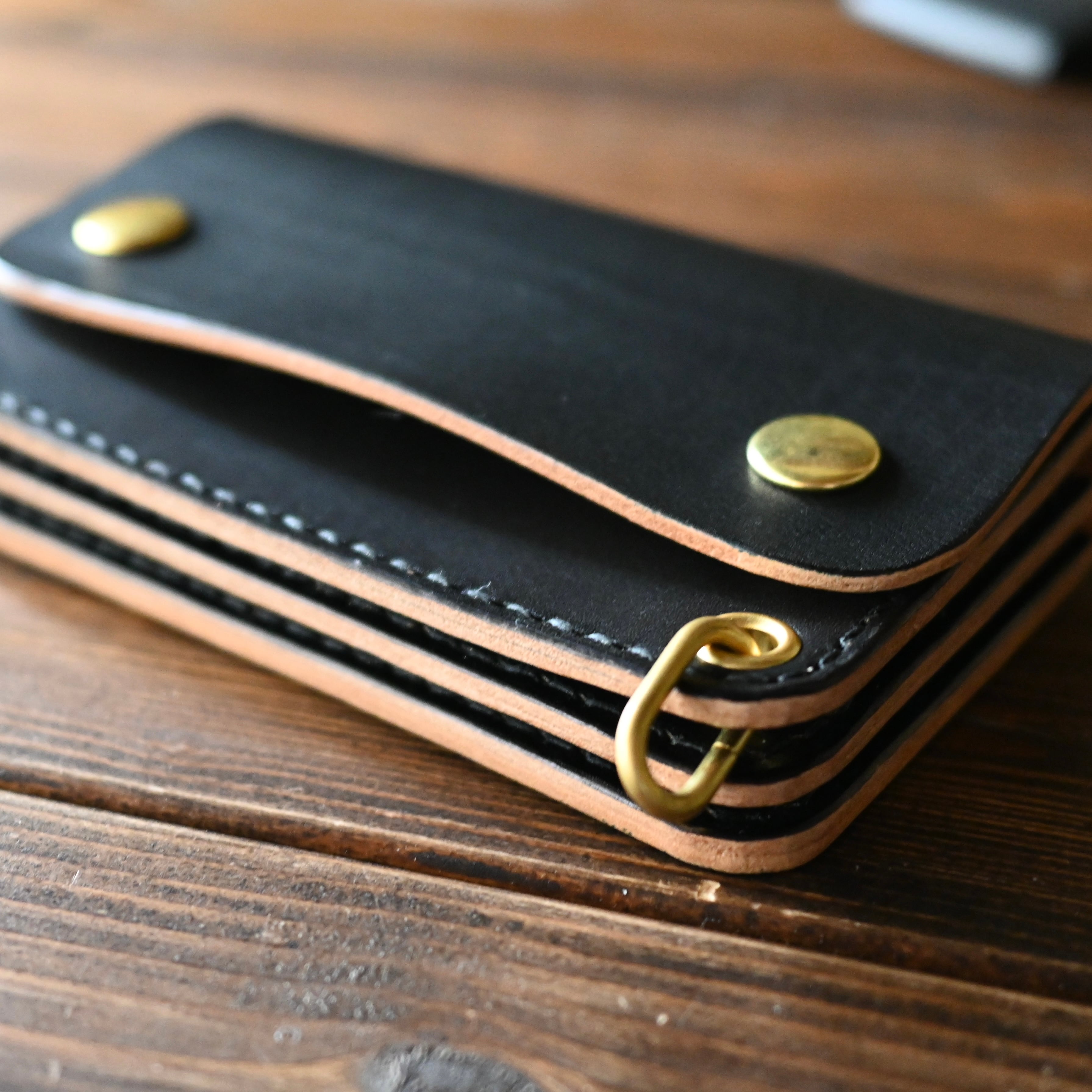 カスタムオーダー Trucker Wallet-01】 | yc_leather.craft