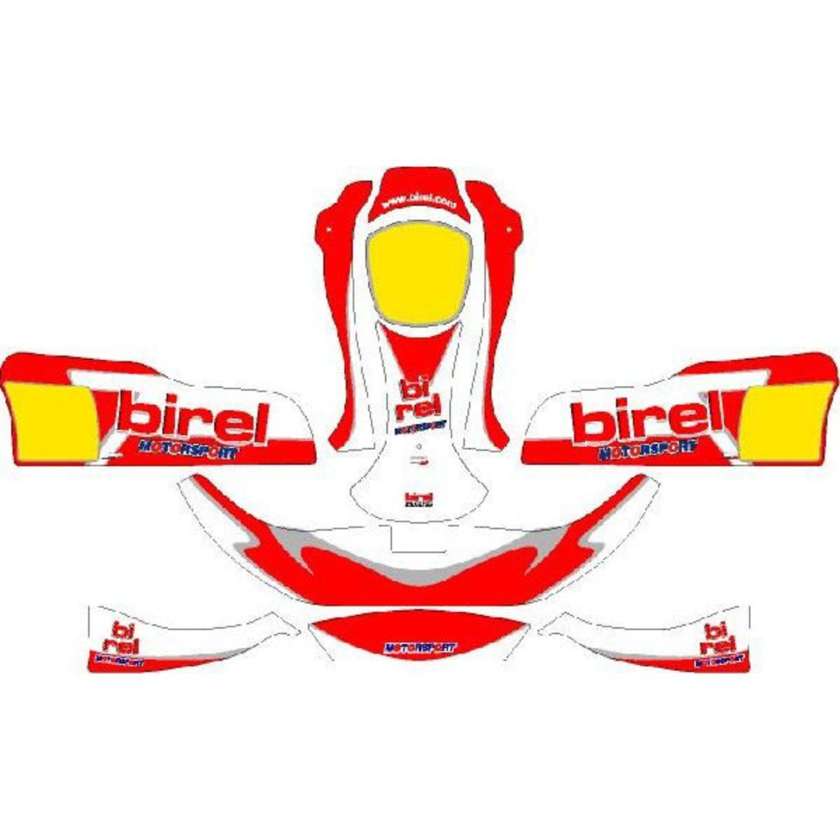 レーシングカート用 カウルステッカー NA2用 b-08 特注品 | imagine 