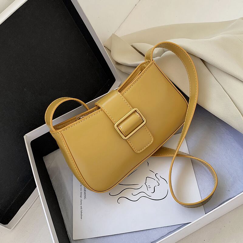 新しい小さなバッグ女性バッグ2020夏新しい波テクスチャワイルドショルダーメッセンジャーバッグinsファッション脇の下バッグ Tiancai_Wing_Bag5328297