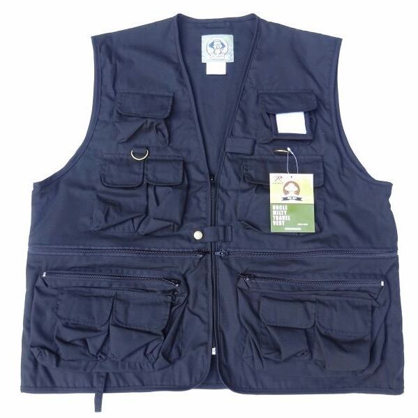 ROTHCO (ロスコ) UNCLE MILTY TRAVEL VEST ブラック