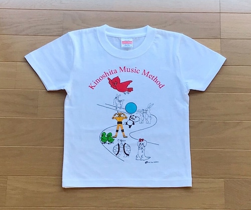 音感かるたTシャツ【こども用】なかよしさんのド