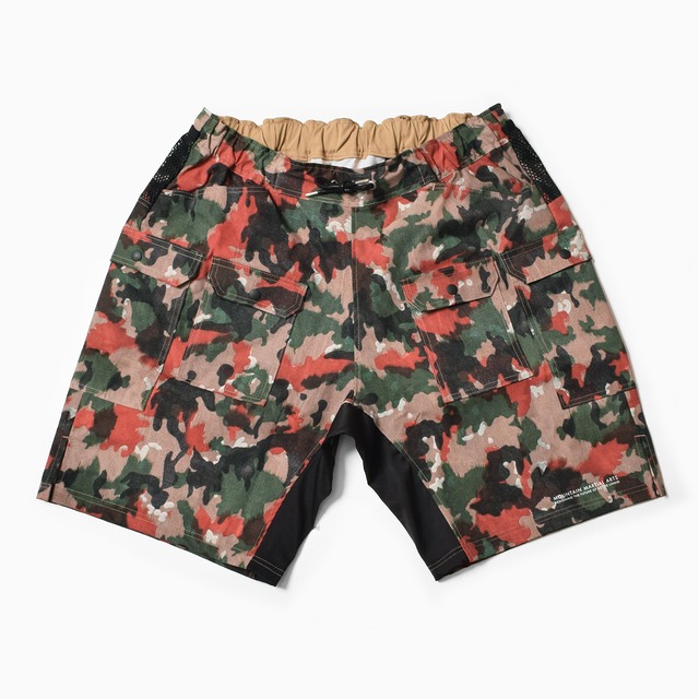 MMA(MOUNTAIN MARTIAL ATRTS) RUN&CAMP 9-pockets Shorts Col.Alpen Camo