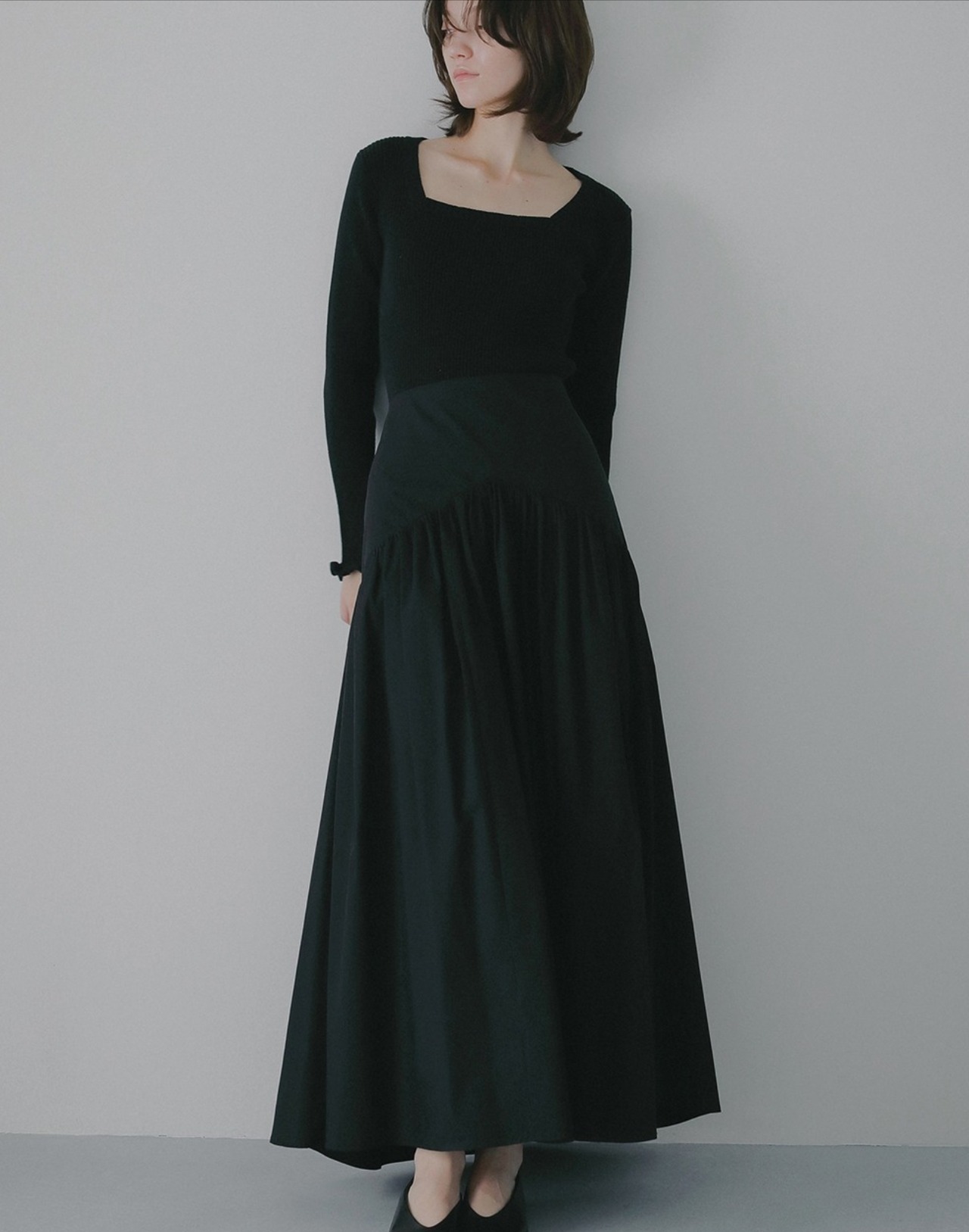 MANOF HIGH WAIST TIERED SKIRT