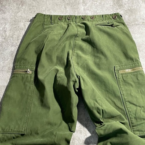 60-80s スウェーデン軍 実物 M-59 フライトパンツ C48 w29 詳細写真16