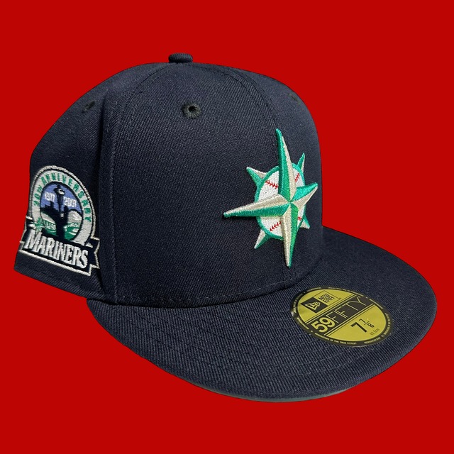Seattle Mariners 30th Anniversary  New Era 59Fifty Fitted / Navy (Teal Brim)