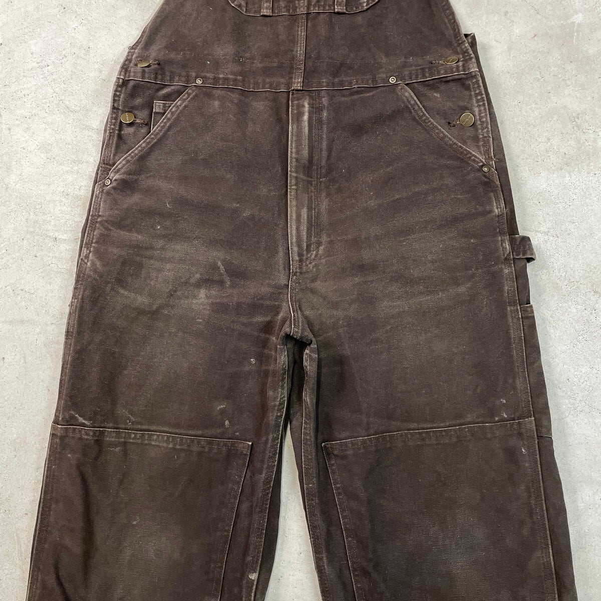 Carhartt カーハート ダック地 ダブルニー オーバーオール メンズW35