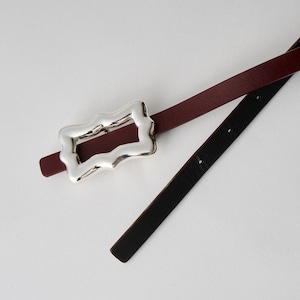 BELT RIBBON 13 SILVER