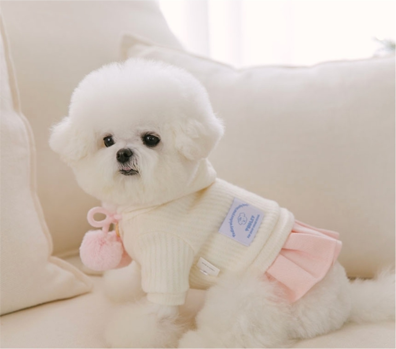 即納【Todley】Snow Pompom Ops (Ivory)