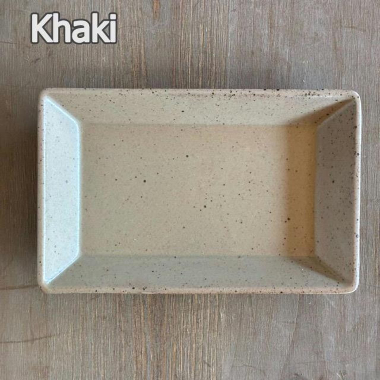 Thailand Stackable rectangle plate M 13.5cm　タイ　カサネレクタングルプレート　M　前菜　軽量食器　食洗機可　皿　和食器　TAMAKI　サラダ　スタッキング