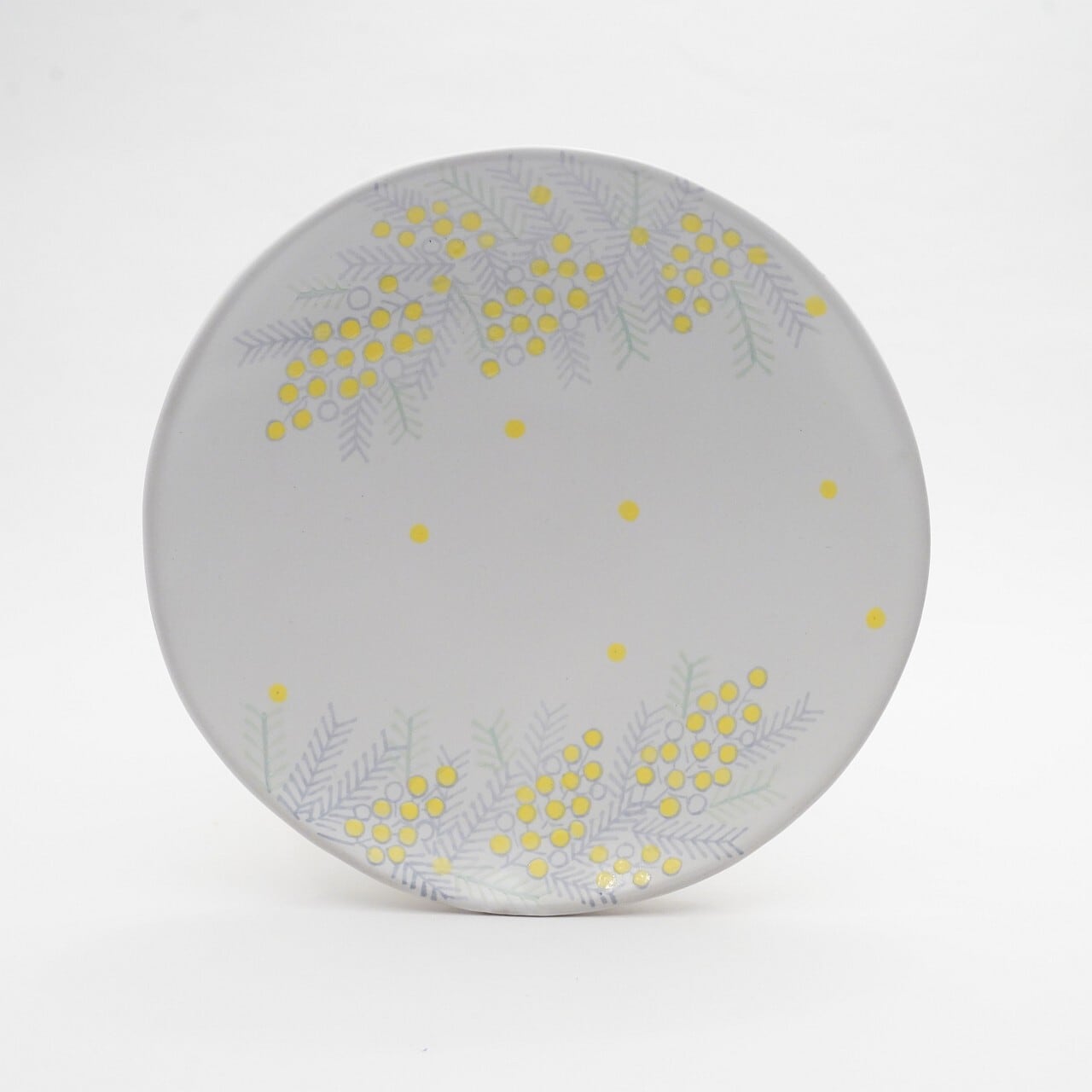 【木村扶由子】ケーキ皿 ミモザ 2-G