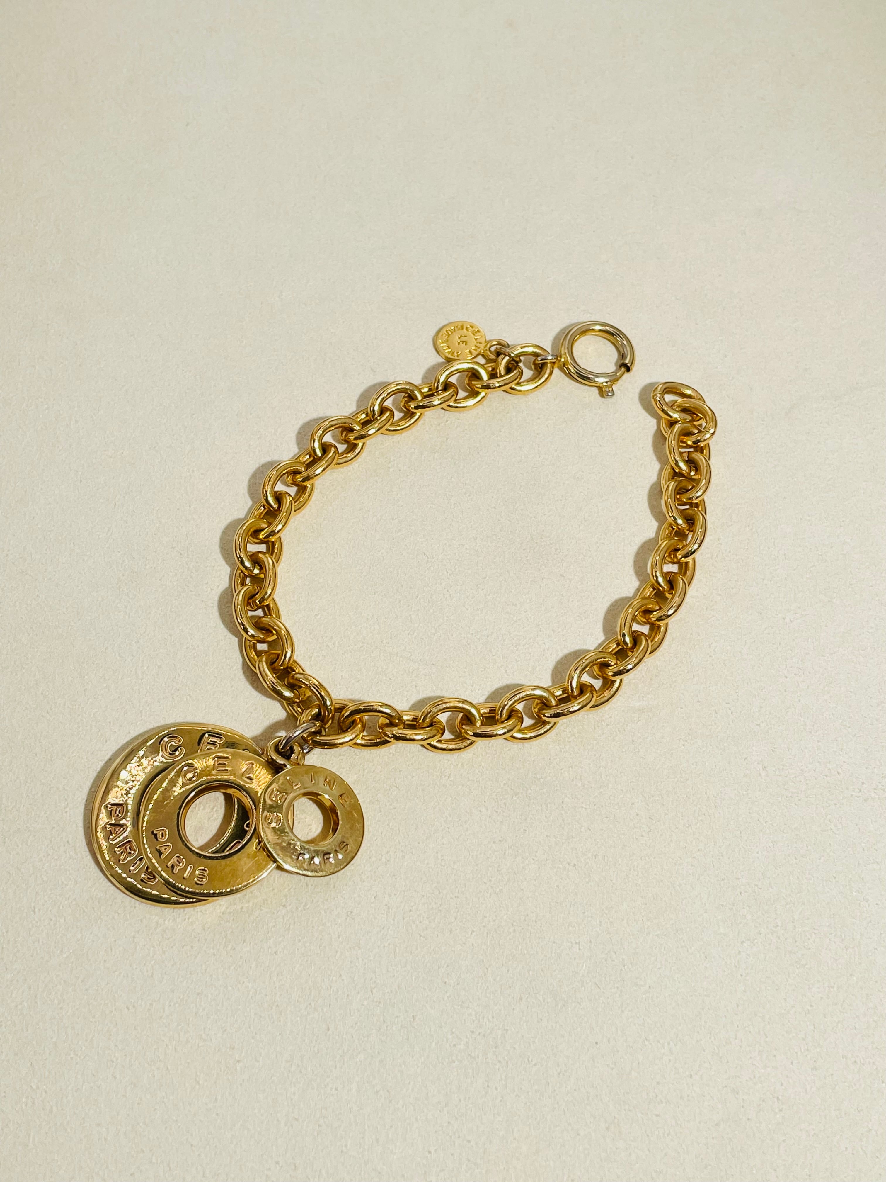 Circle Charm Bracelet -CELINE-