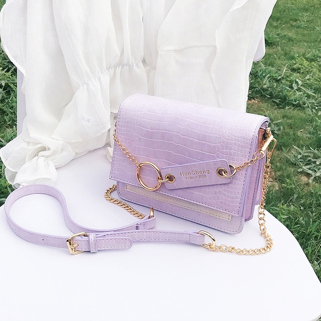 オールマッチスモールバッグ女性バッグ2020ニューウェーブファッションテクスチャチェーンショルダーメッセンジャーバッグネットレッドシンプルな小さなスクエアバッグ Tiancai_Wing_Bag2263219