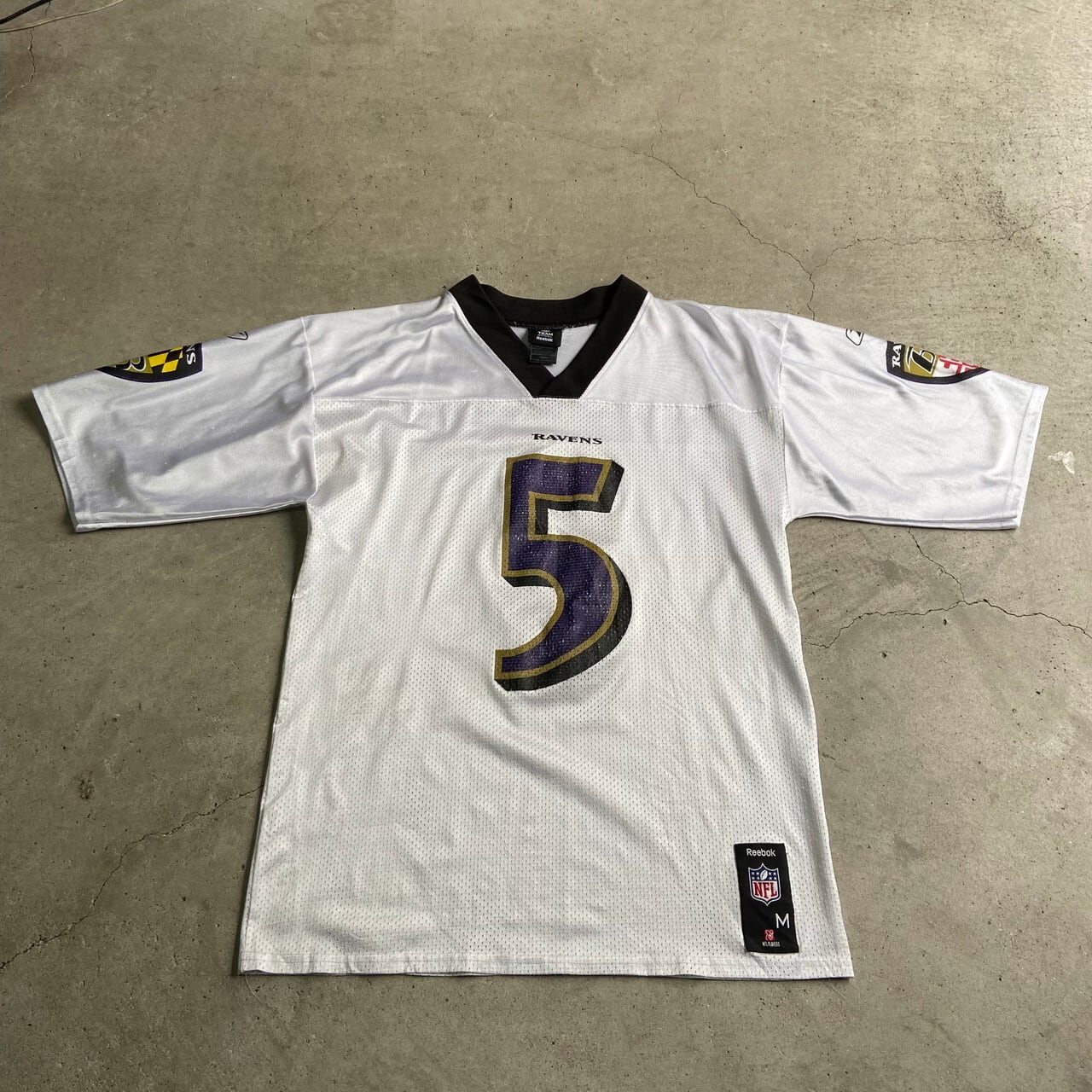 NFL レイブンズ アメフト 刺繍 ゲームシャツ FLACCOリーボック NFL レイブンズ アメフト 刺繍 ゲームシャツ FLACCOリーボック