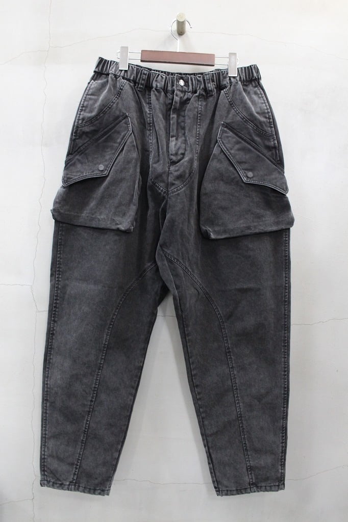 HALBハルプ/TETEHOMMEの黒 カーゴパンツ　Lサイズ HALBハルプ/TETEHOMMEの黒 カーゴパンツ Lサイズ
