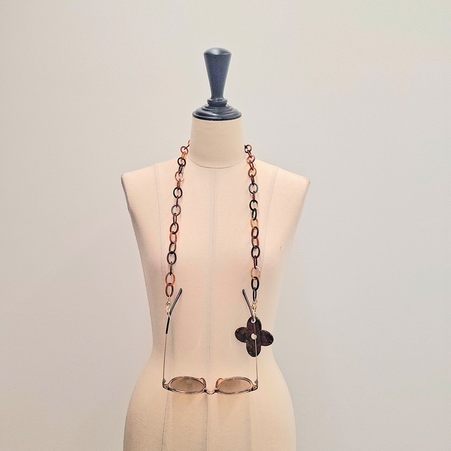 ​【SAMPLE SALE】 2WAY フラワーモチーフ グラスホルダー＆ロングペンダント