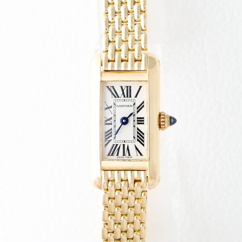 カルティエ タンクアロンジェ イエローゴールドブレスレット