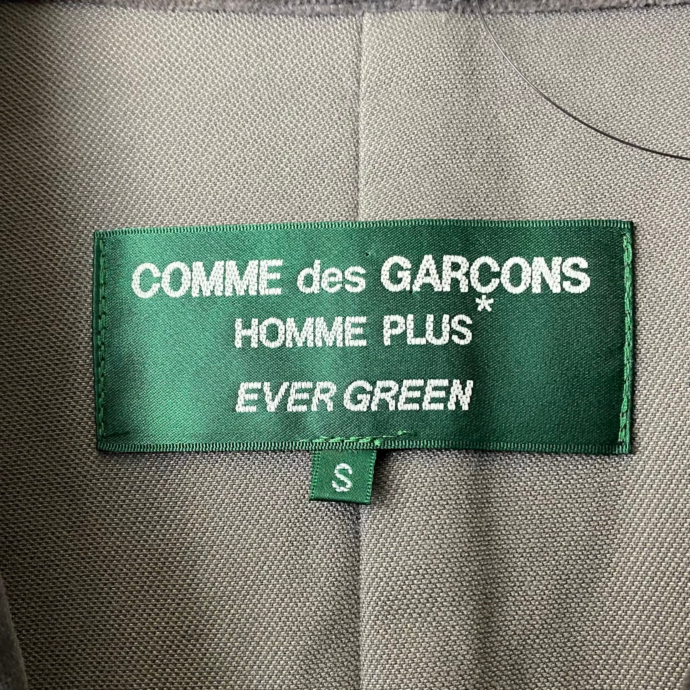 AD2005 COMME des GARCONS HOMME PLUS EVER GREEN velour tailored  