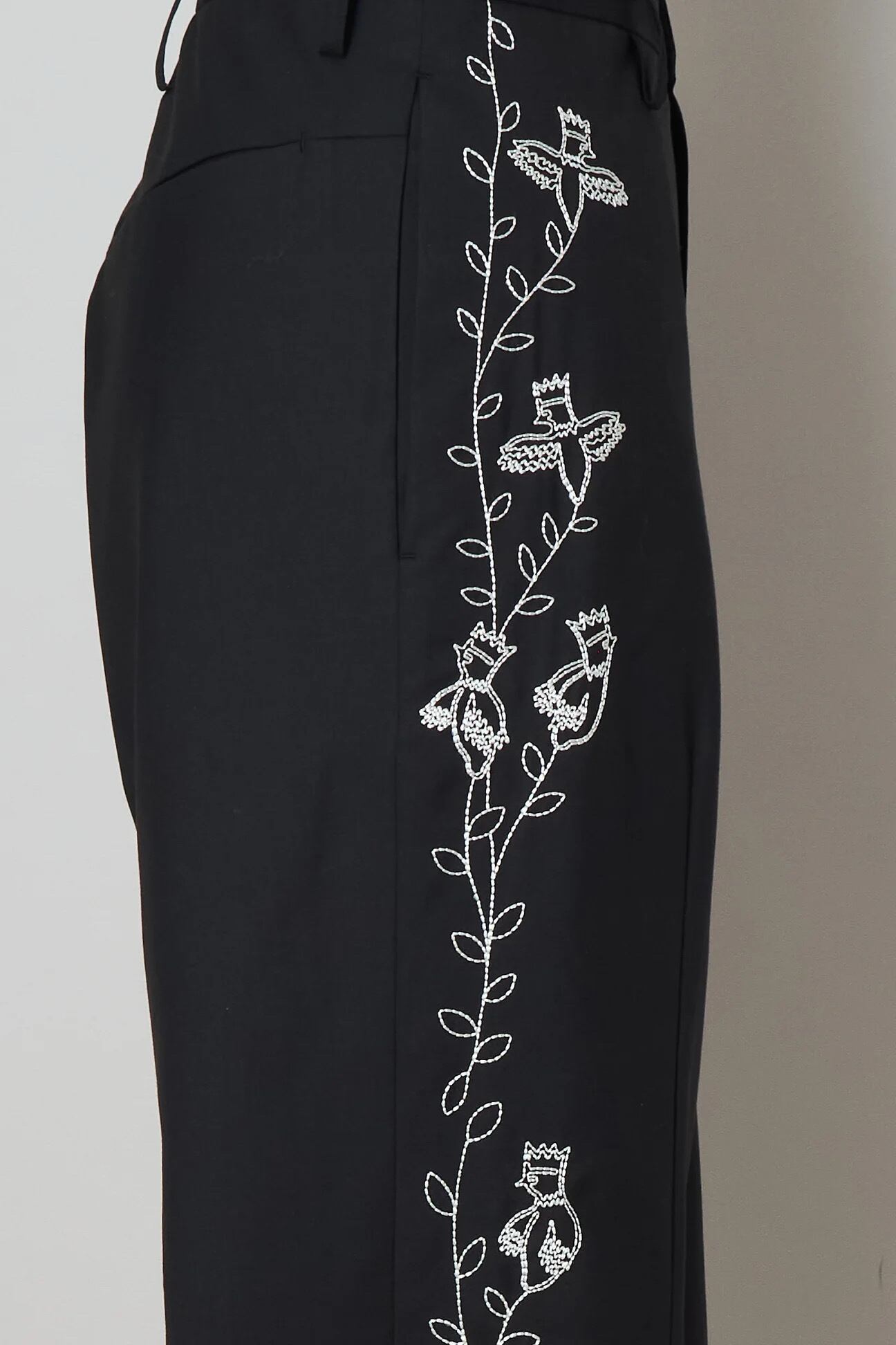 25AW】SHINYAKOZUKA Dear, NOTHING SPECIAL TROUSERS WITH EMBROIDERY