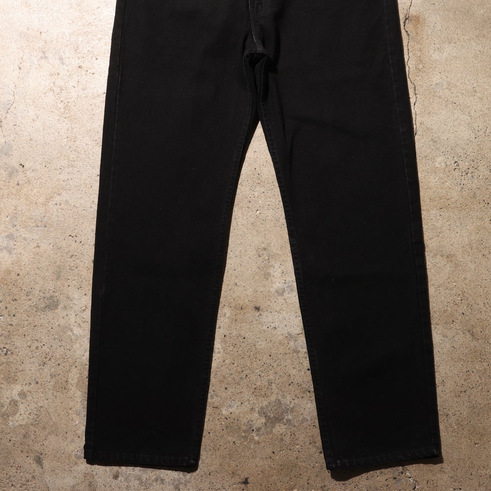 極美品 黒タブ 38×30 Levi's 505 USA サルファーブラックデニムパンツ
