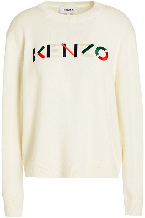 【KENZO】 刺繍入り ウール セーター 220100017