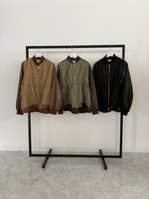 【ご予約】BO26-702J Mixed Material Quilted Blouson【boutiqueordinary】