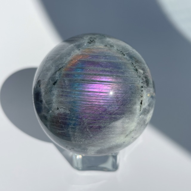 グレーのラブラドライト スフィア 03◇ Labradorite Sphere ◇天然石・鉱物・パワーストーン