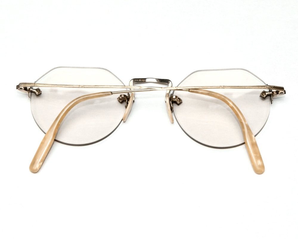 American Optical Vintage Glasses [American Optical - WELFLEX] [1930s~] 2  Point Punt 44-20 | beruf powered by BASE