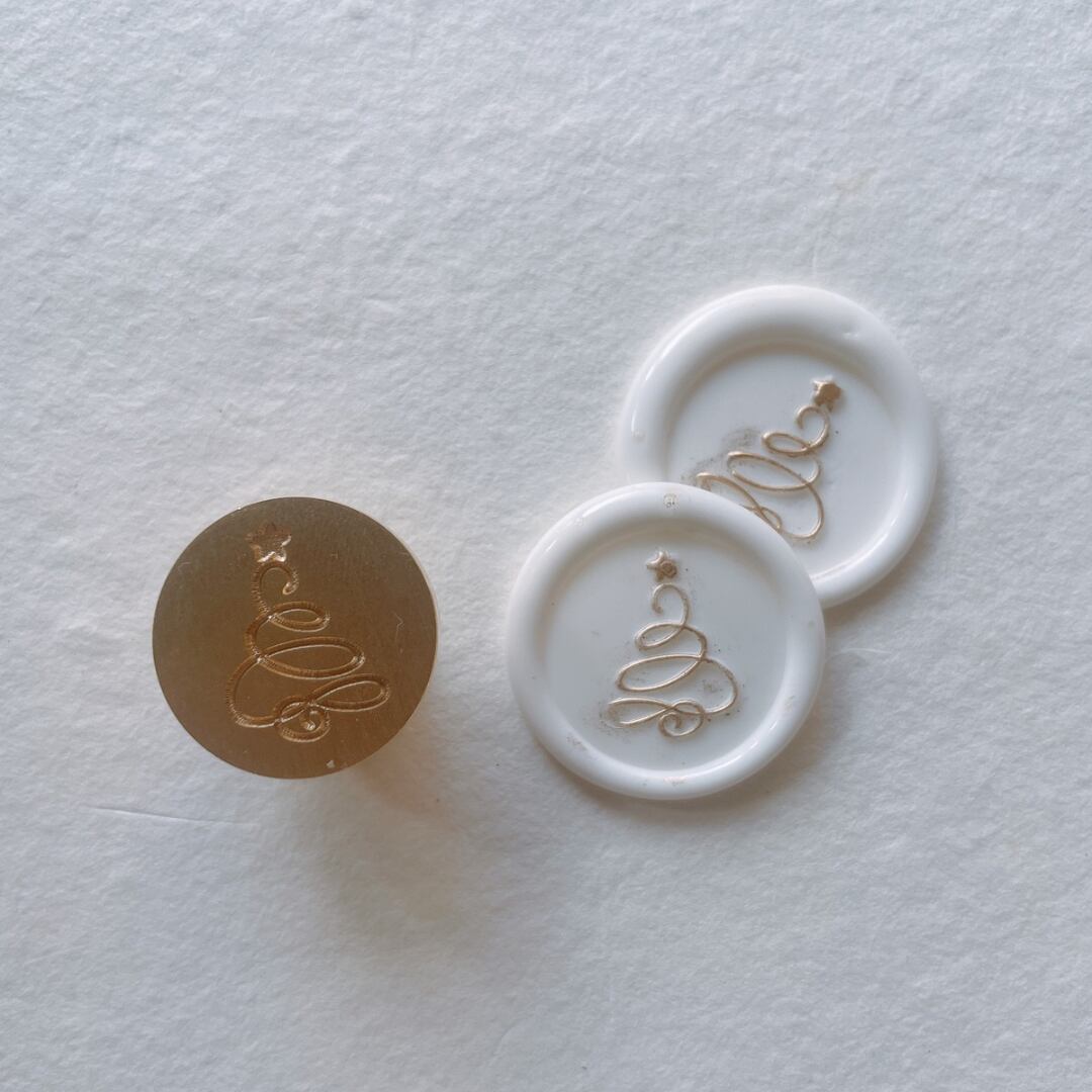 Wax Stamp- Star tree／スタンプヘッド