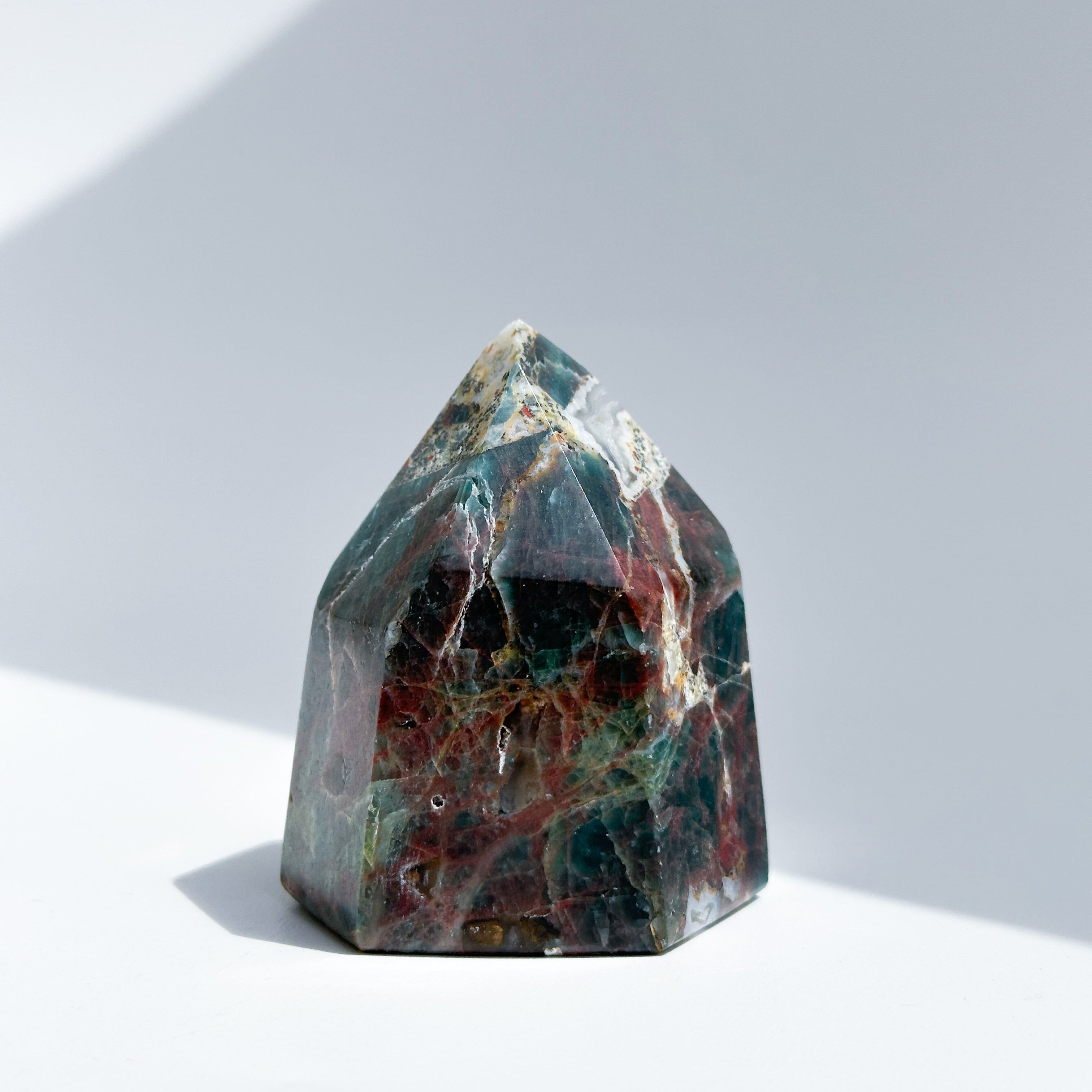 ブルーアパタイト タワー型51◇Blue apatite ◇ 天然石・鉱物・パワーストーン