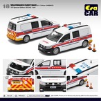 EraCar 1/64 #ERA18F　 Volkswagen Caddy キャディマキシ Maxi 香港警察(AM8403) 初回限定 三角コーン付（ボンネット開閉）