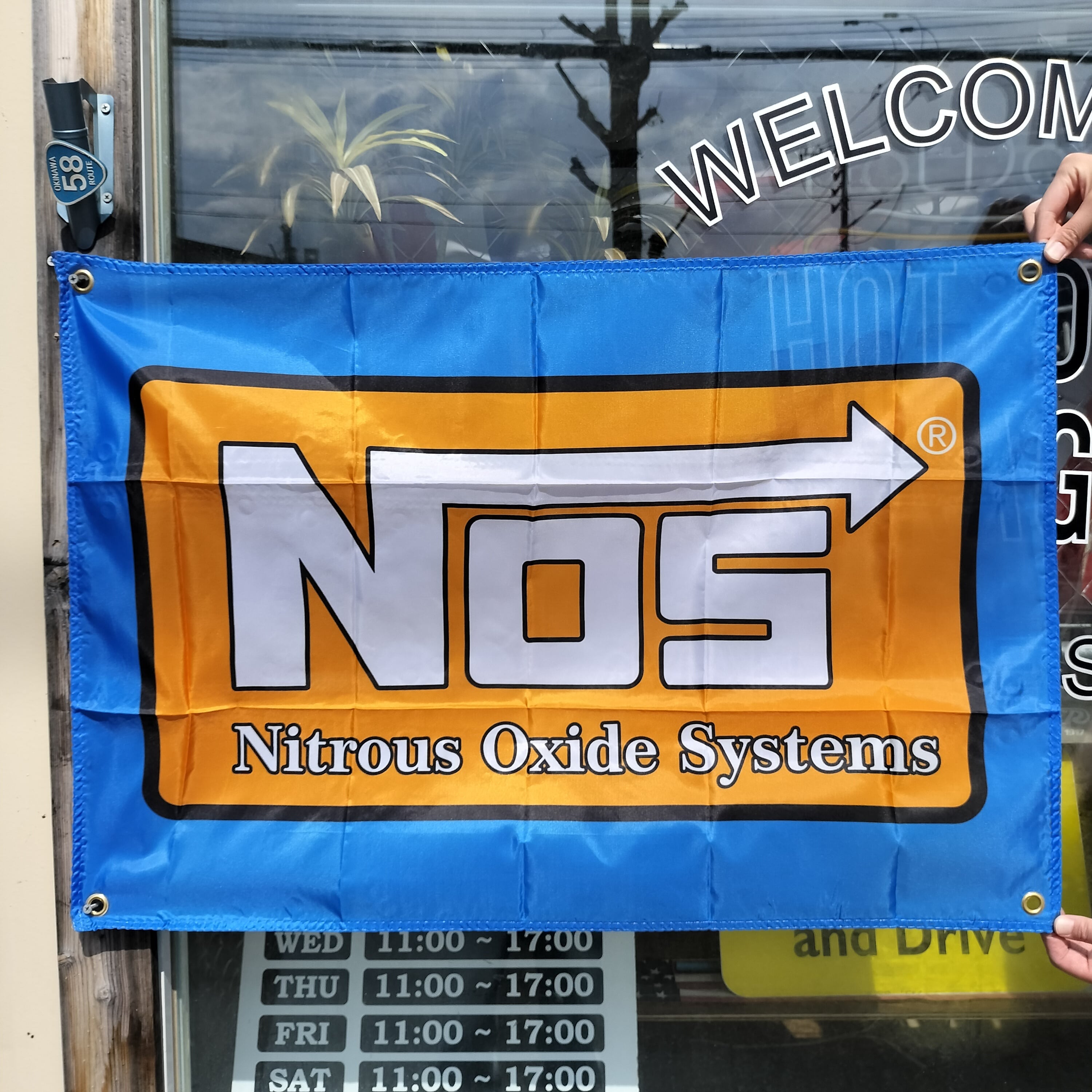 スモールサイズ アメリカン ガレージ タペストリー ns フラッグ バナー 看板