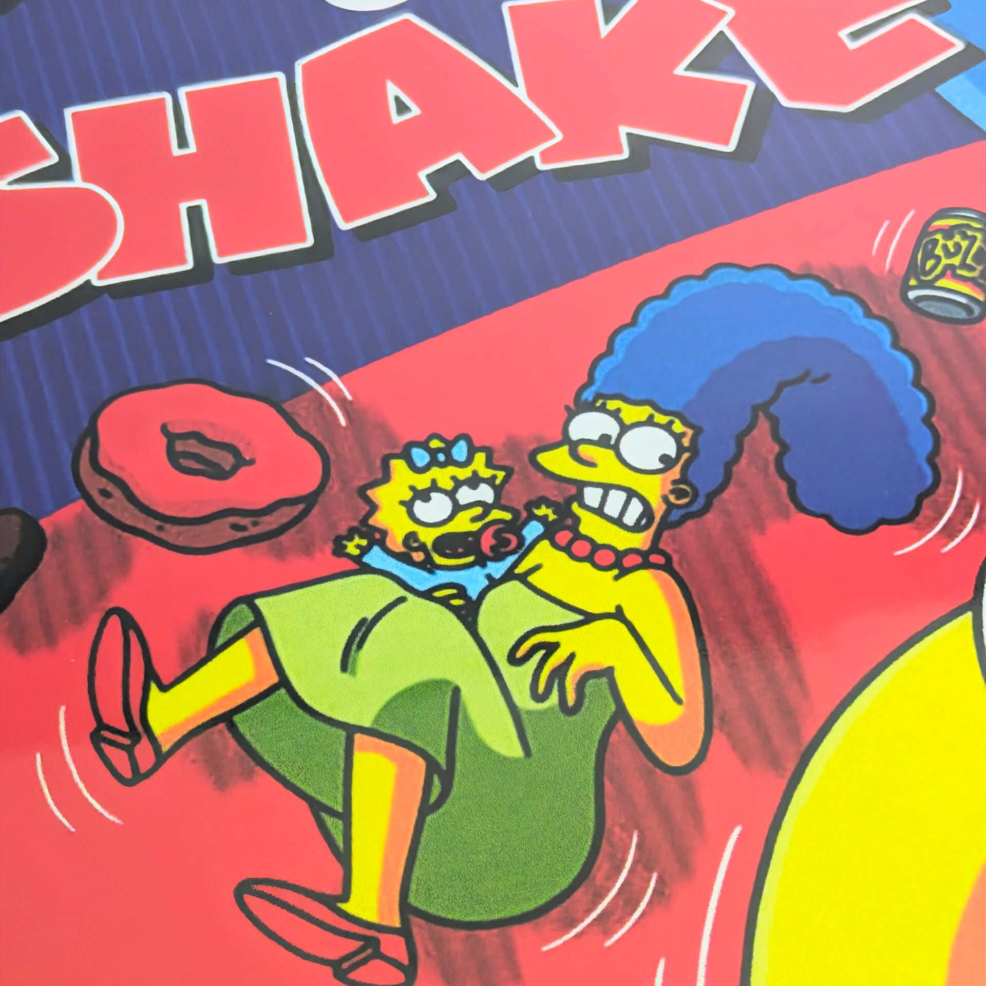♫ ちょうどいいB4ポスター ♫【 The Simpsons ( シンプソンズ ) 】『 SHAKE-UP 』〚アメリカン雑貨 アメトイ〛