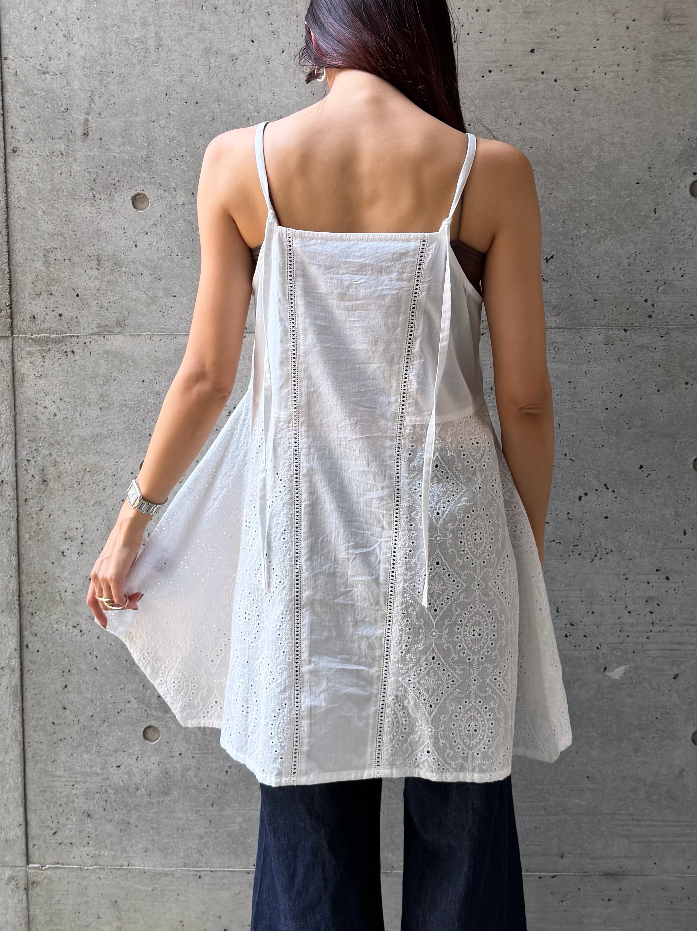 LAWN LACE TUNIC CAMI（ﾛｰﾝﾚｰｽﾁｭﾆｯｸｷｬﾐ）【3276101】 | CIEL'AIR