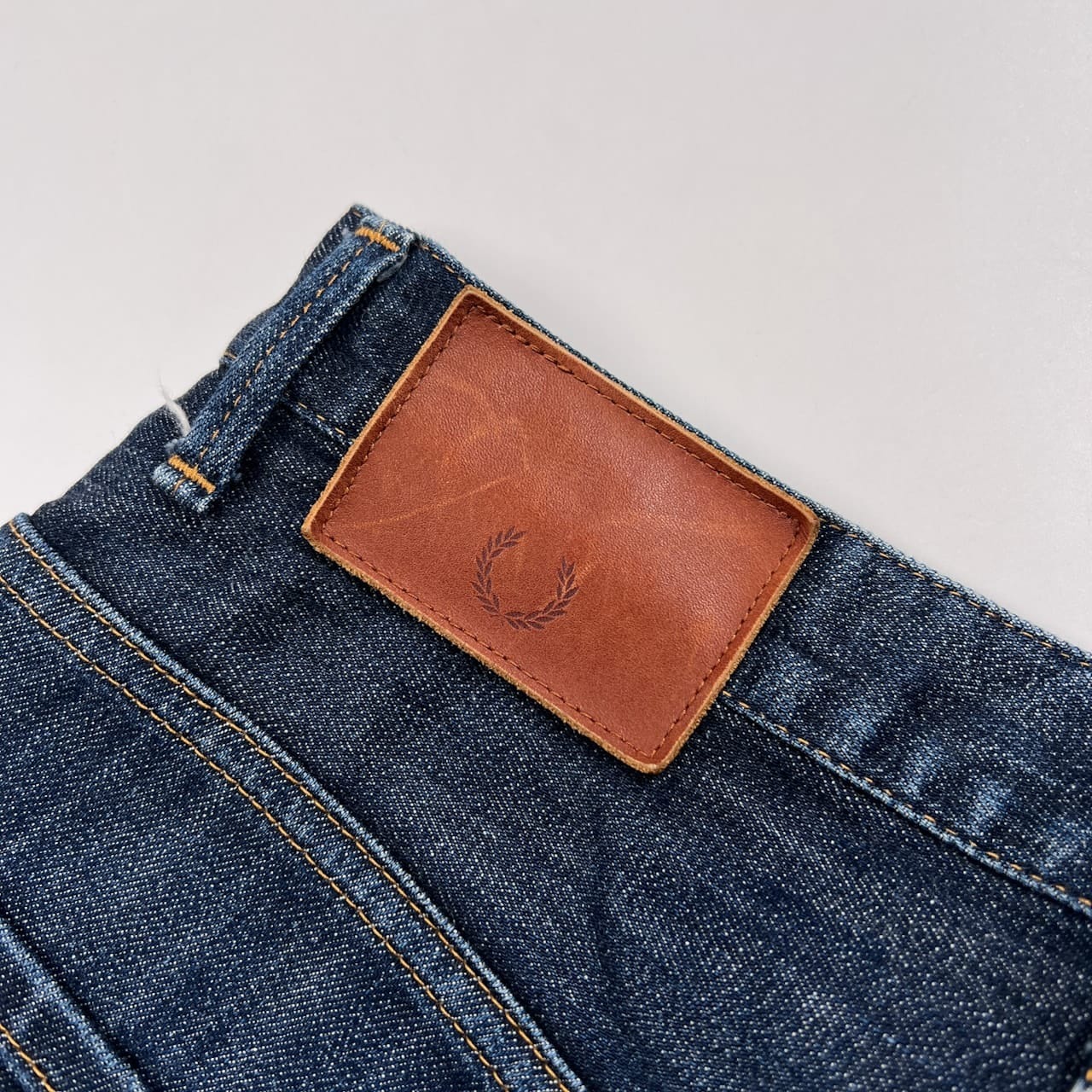 FRED PERRY フレッドペリー デニム パンツ ジーンズ サイズ S /日本製/ヒットユニオン/男女でも