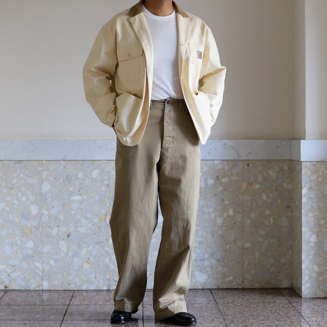 美品】M-45 CHINO PANTS TROUSERS 50S U.S. ARMY Vintage military 