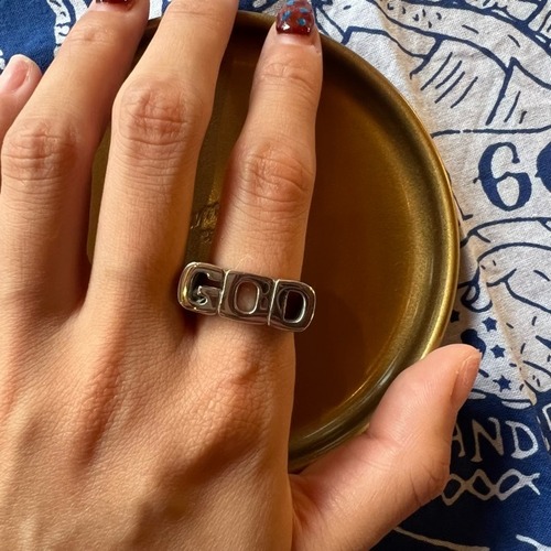 TOPANGA Jewelry  GOD ring　Size 16 20 21 22  GODリング　指輪　リング　GOD　ゴッド