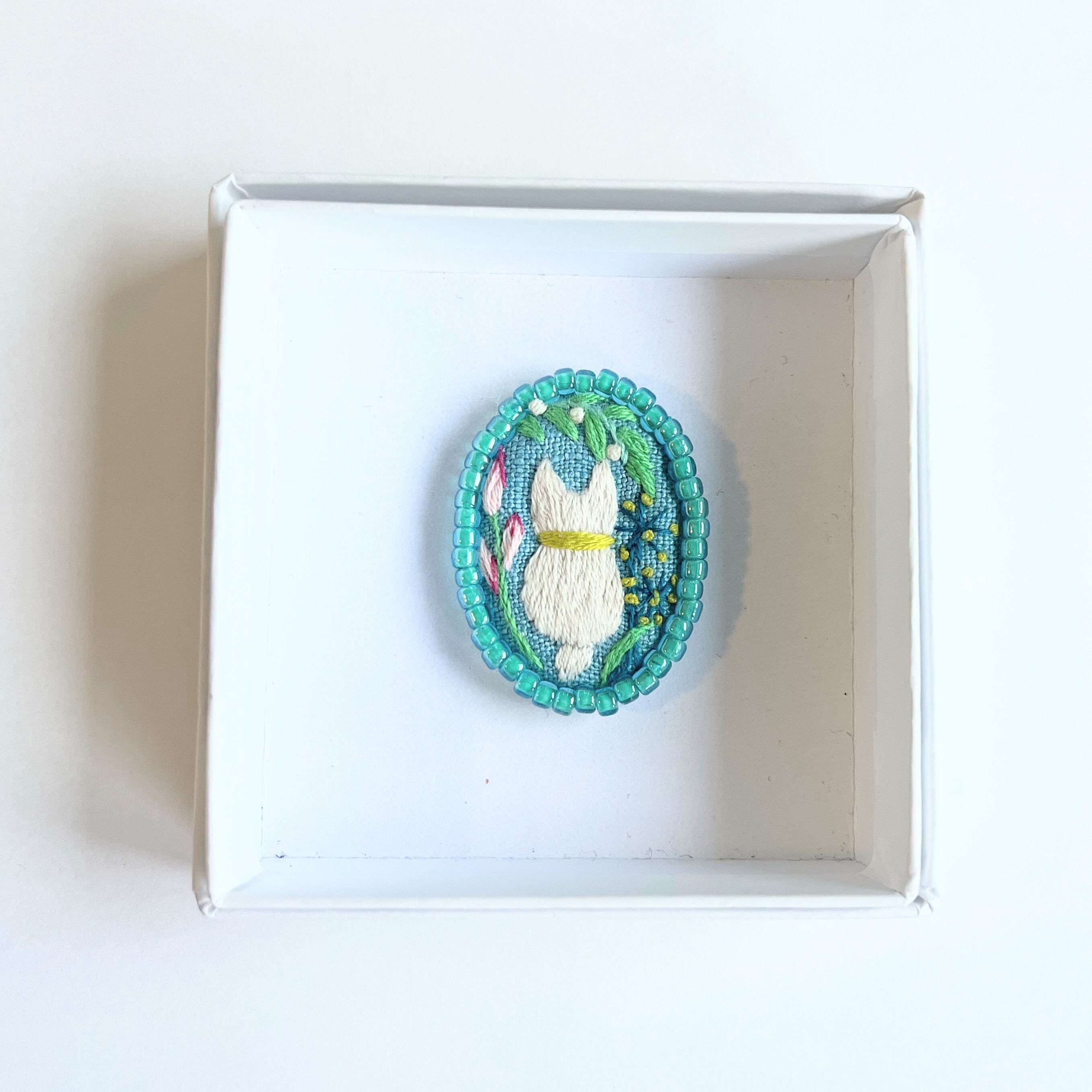 薄緑色のビーズ刺繍チュチュ 薄緑色のビーズ刺繍チュチュ ぷっくりミントグリーン