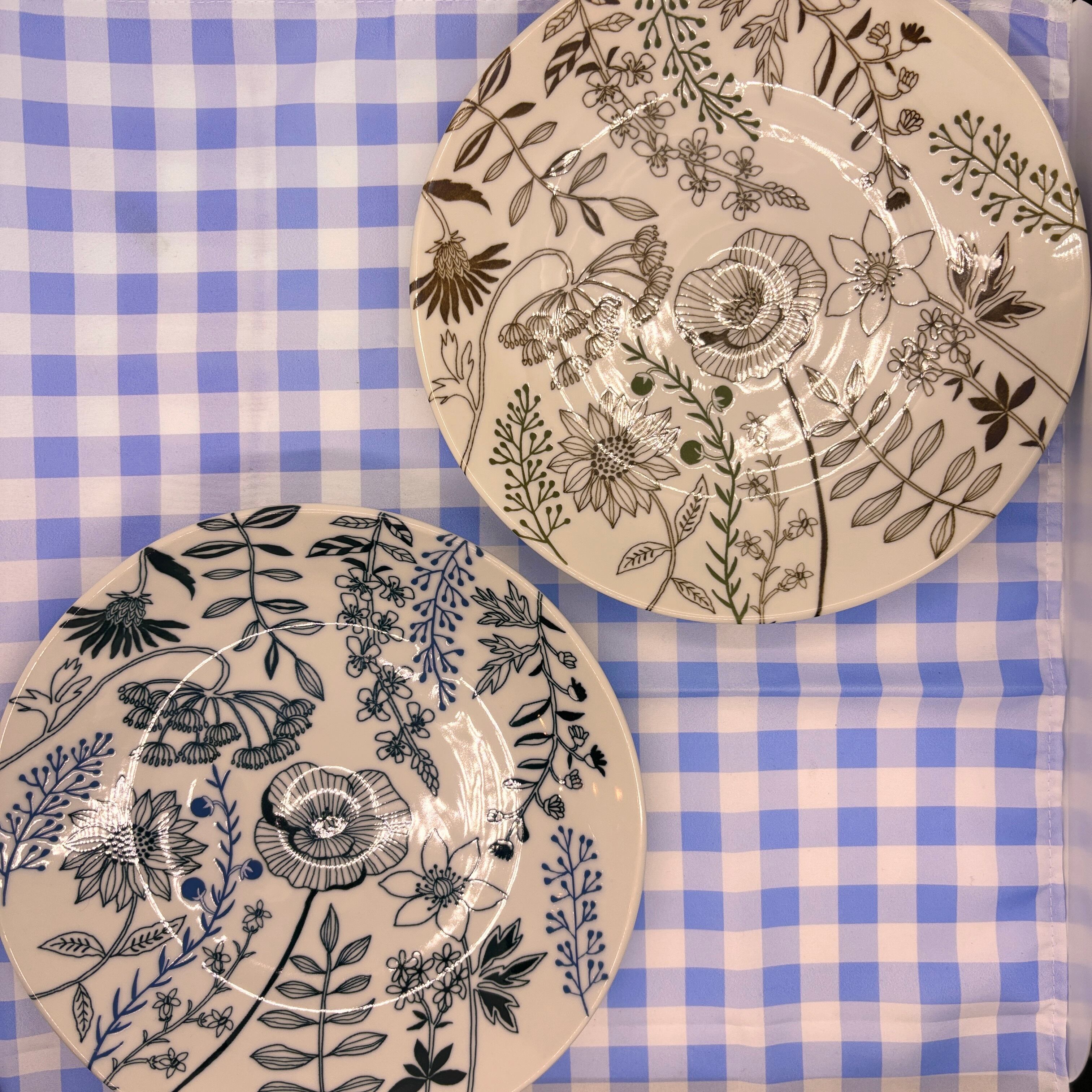 フラワーパターンプレート [サイズ: L]