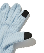 CALORA FLEECE GLOVES_SKY BLUE