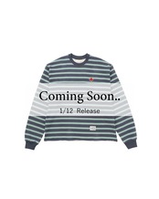 【#Re:room】CUT OFF BORDER SWEAT TRAINER［REC884］