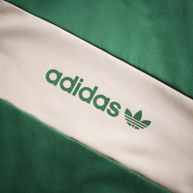 "old adidas" bi-color switching design loose silhouette track jacket