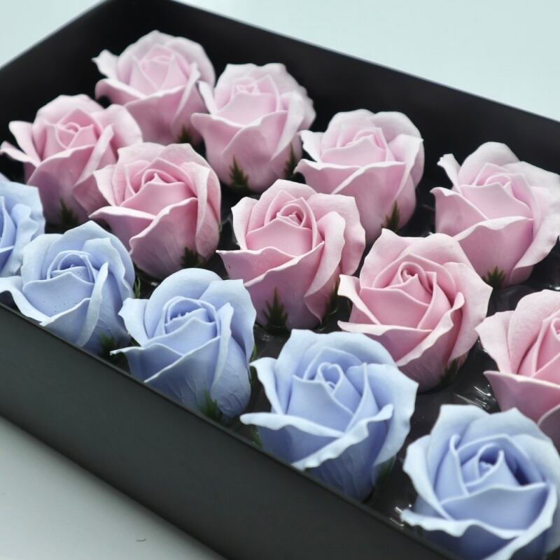 ゴールドバラG-MIX10薄ライラック紫,薄ブルー(15輪入り)