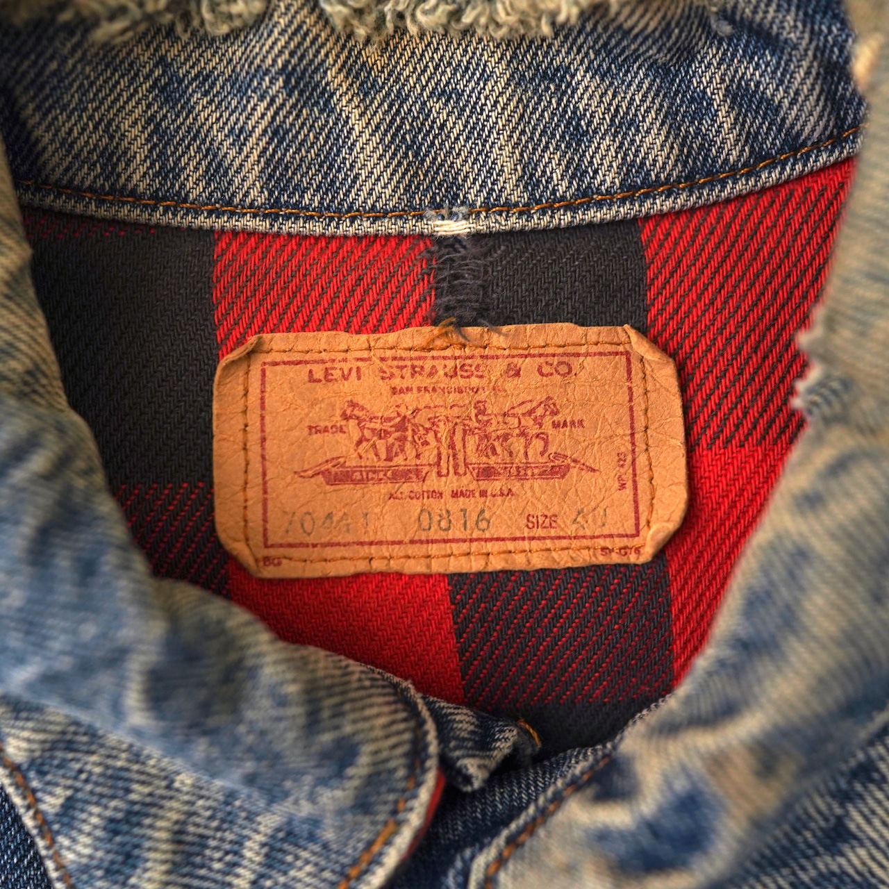 80s Levi's USA denim jacket