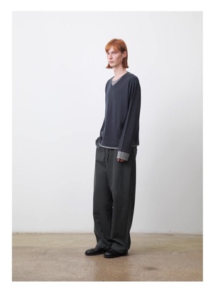 DECESOLO 26AW リラックスフィット イージーワイドパンツ