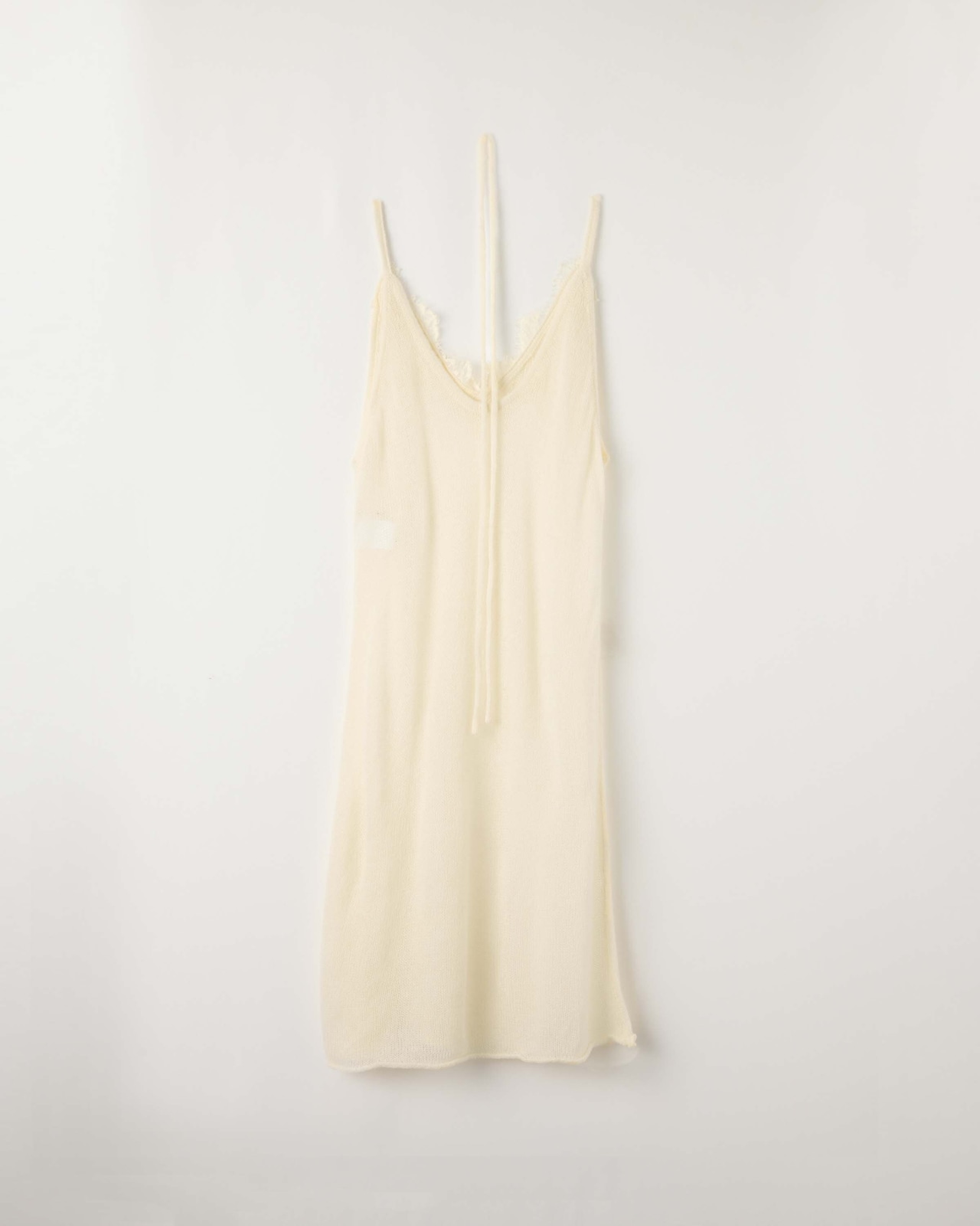 DU260713 Sheer Knit Layered Lace Camisole One Piece【予約商品10月中旬】
