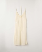 DU260713 Sheer Knit Layered Lace Camisole One Piece【予約商品10月中旬】