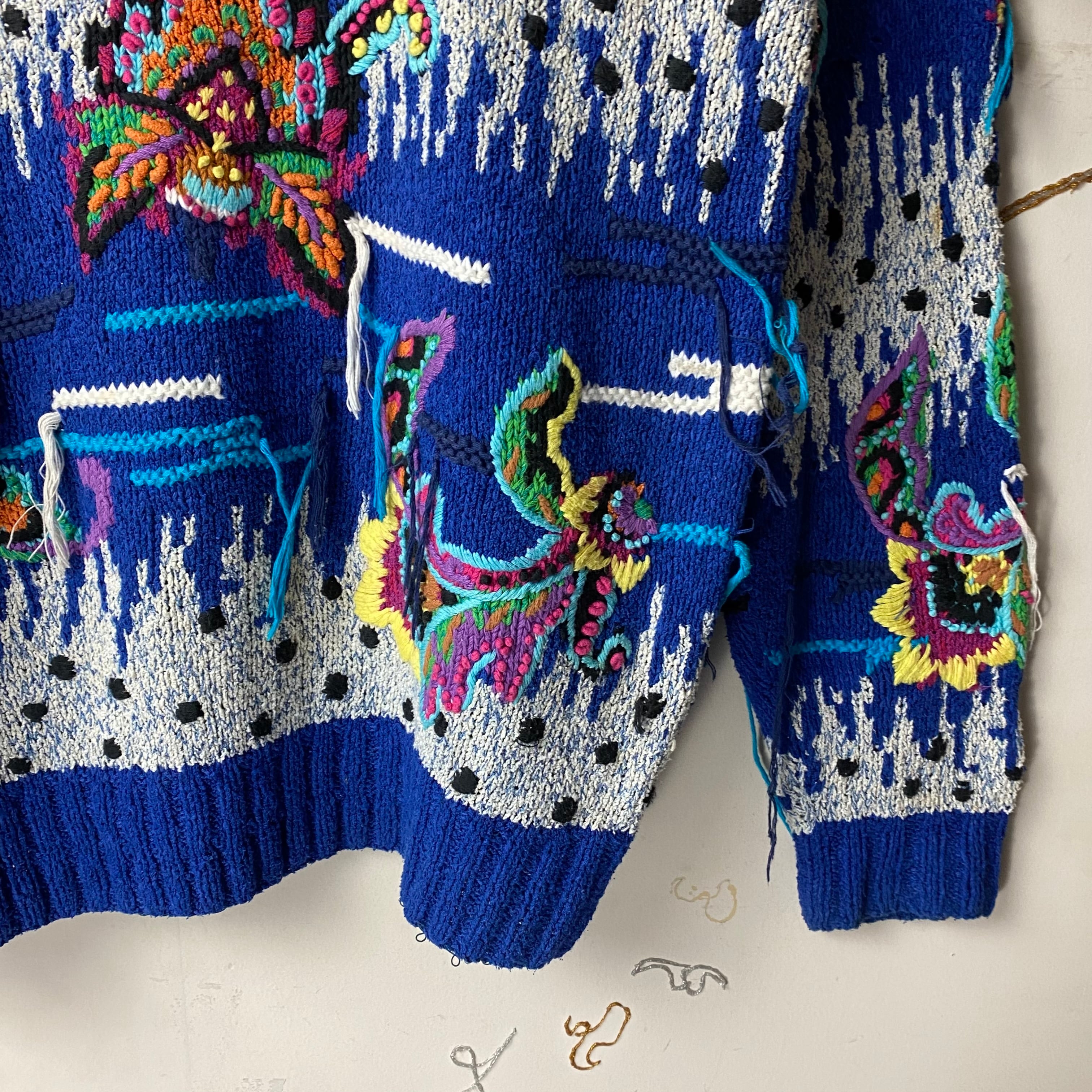 vintage FICCE “hand knit” sweater | NOIR ONLINE