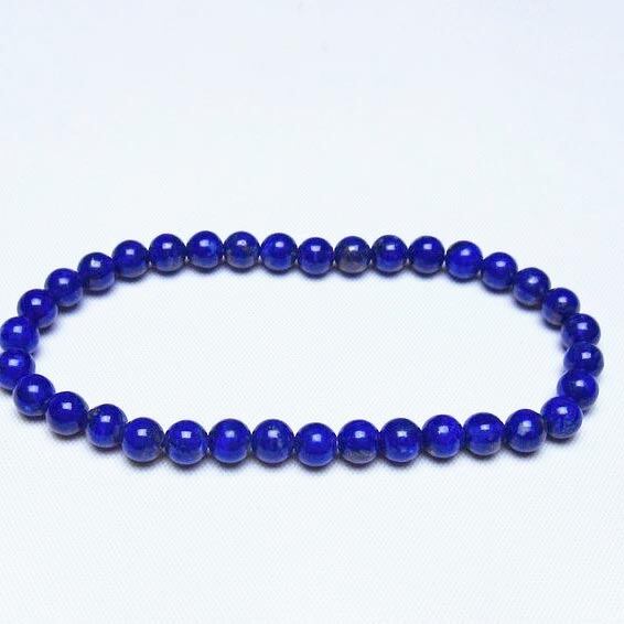 ラピスラズリ ブレスレット 5mm 一点物 メール便可 [M便 1/10] 111-48488