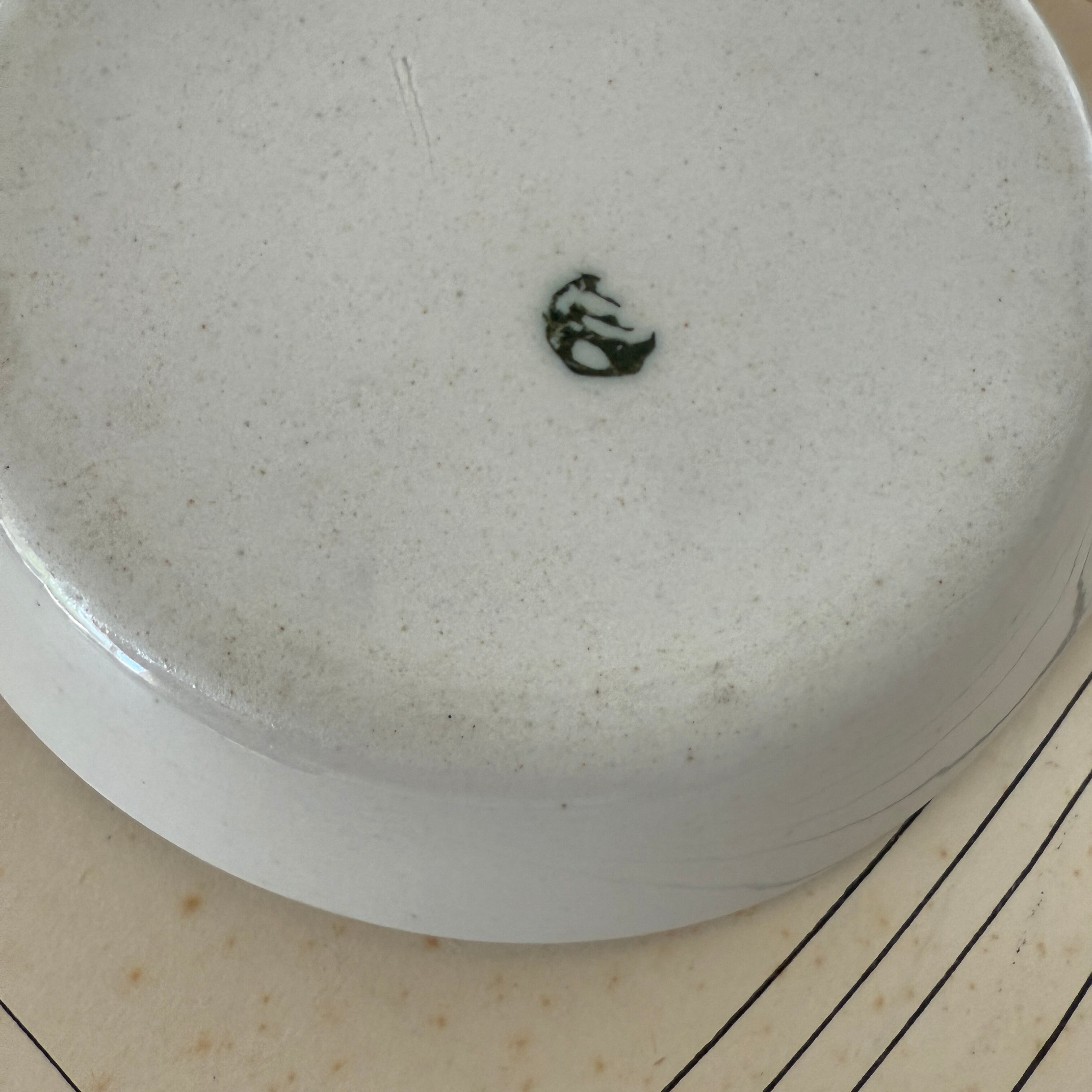 French Porcelaine c.1900-1940/フランス製 白磁のブリュレ皿 1900